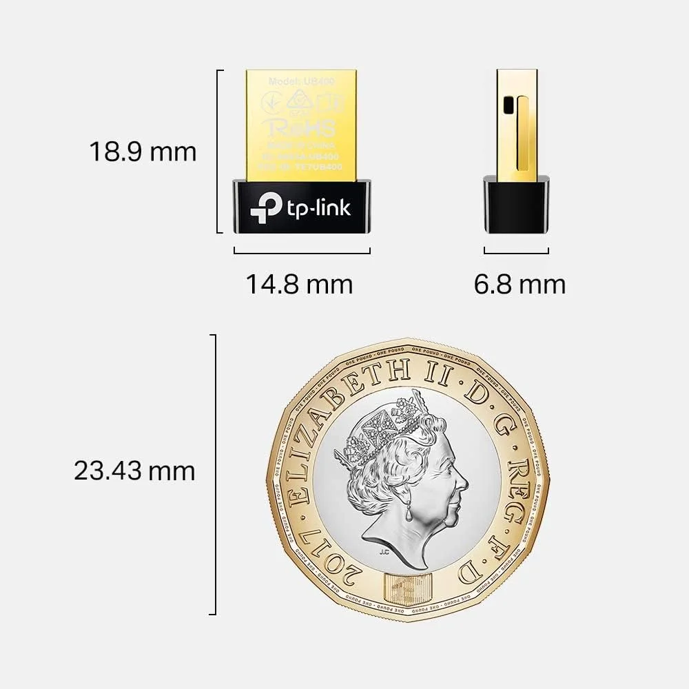 آداپتور بلوتوث USB نانو TP-Link 4.0 برای کامپیوتر رومیزی و لپ تاپ، دانگل/گیرنده بلوتوث برد بلند برای ویندوز 10/8.1/8/7/XP، Plug and Play (UB4A) آداپتور بلوتوث USB نانو TP-Link 4.0 برای کامپیوتر رومیزی و لپ تاپ، دانگل/گیرنده بلوتوث برد بلند برای ویندوز 10/8.1/8/7/XP، Plug and Play (UB4A)
