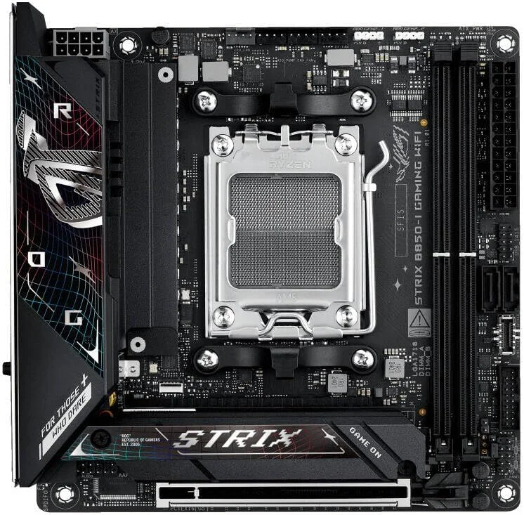مادربرد ایسوس ROG Strix B850-I Gaming WiFi Mini-ITX – سوکت AMD AM5، چیپست B850، PCIe 5.0، Wi-Fi 6E
