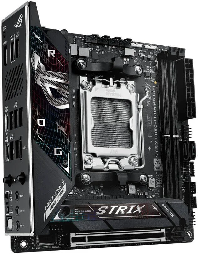 مادربرد ایسوس ROG Strix B850-I Gaming WiFi Mini-ITX – سوکت AMD AM5، چیپست B850، PCIe 5.0، Wi-Fi 6E