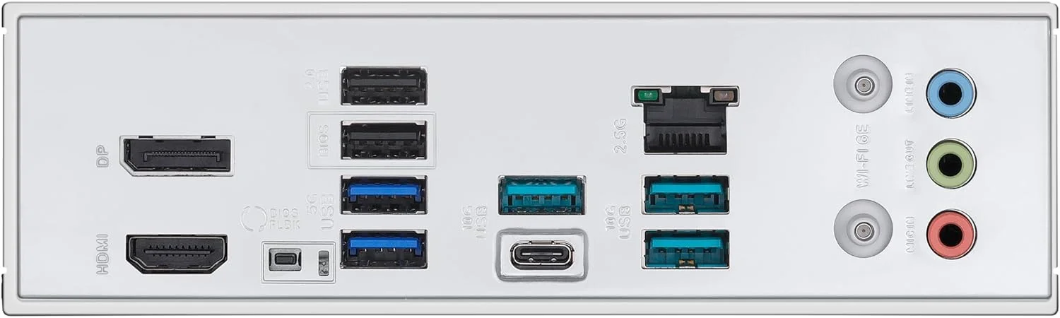 مادربرد ایسوس B850 MAX GAMING WIFI W، AMD ATX، دارای 8+2+1 فاز قدرت، اسلات DDR5، آماده برای PCIe 5.0، دارای 3 اسلات M.2، WiFi 6E، اترنت 2.5Gb، USB-A، USB-C، HDMI، BIOS Flashback و Aura Sync، سفید مادربرد ایسوس B850 MAX GAMING WIFI W، AMD ATX، دارای 8+2+1 فاز قدرت، اسلات DDR5، آماده برای PCIe 5.0، دارای 3 اسلات M.2، WiFi 6E، اترنت 2.5Gb، USB-A، USB-C، HDMI، BIOS Flashback و Aura Sync، سفید
