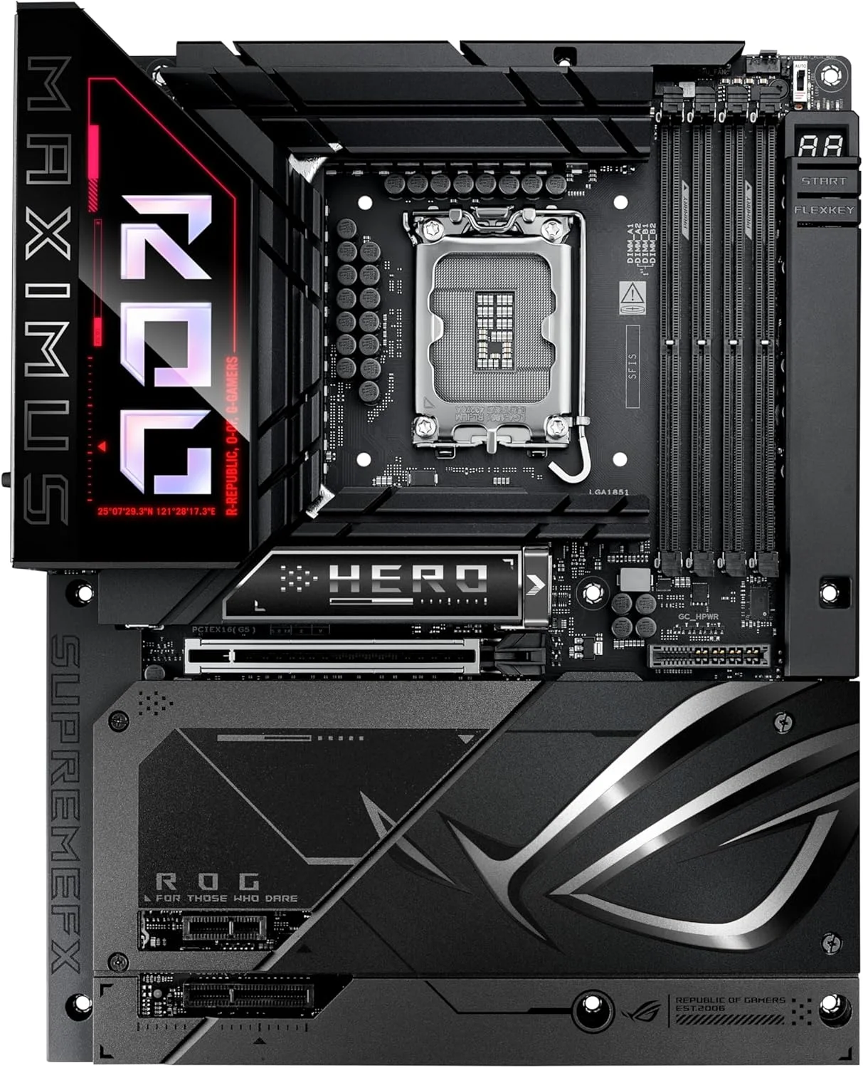 مادربرد ایسوس ROG Maximus Z890 Hero BTF، مادربرد ATX اینتل، فازهای قدرت 22+1+2+2، اسلات DDR5، PCIe 5.0، نسل جدید GPU، کانکتورهای مخفی، اسلات کارت گرافیک، مشکی مادربرد ایسوس ROG Maximus Z890 Hero BTF، مادربرد ATX اینتل، فازهای قدرت 22+1+2+2، اسلات DDR5، PCIe 5.0، نسل جدید GPU، کانکتورهای مخفی، اسلات کارت گرافیک، مشکی