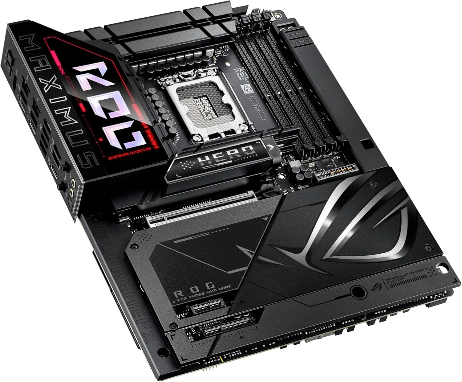 مادربرد ایسوس ROG Maximus Z890 Hero BTF، مادربرد ATX اینتل، فازهای قدرت 22+1+2+2، اسلات DDR5، PCIe 5.0، نسل جدید GPU، کانکتورهای مخفی، اسلات کارت گرافیک، مشکی مادربرد ایسوس ROG Maximus Z890 Hero BTF، مادربرد ATX اینتل، فازهای قدرت 22+1+2+2، اسلات DDR5، PCIe 5.0، نسل جدید GPU، کانکتورهای مخفی، اسلات کارت گرافیک، مشکی