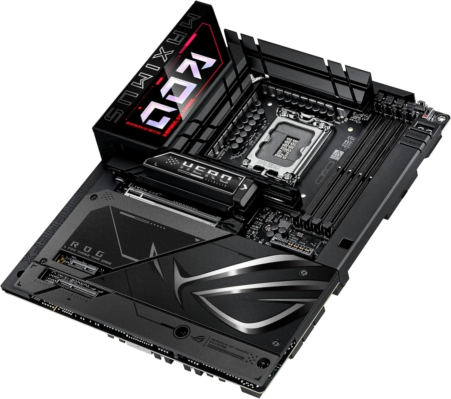 مادربرد ایسوس ROG Maximus Z890 Hero BTF، مادربرد ATX اینتل، فازهای قدرت 22+1+2+2، اسلات DDR5، PCIe 5.0، نسل جدید GPU، کانکتورهای مخفی، اسلات کارت گرافیک، مشکی مادربرد ایسوس ROG Maximus Z890 Hero BTF، مادربرد ATX اینتل، فازهای قدرت 22+1+2+2، اسلات DDR5، PCIe 5.0، نسل جدید GPU، کانکتورهای مخفی، اسلات کارت گرافیک، مشکی