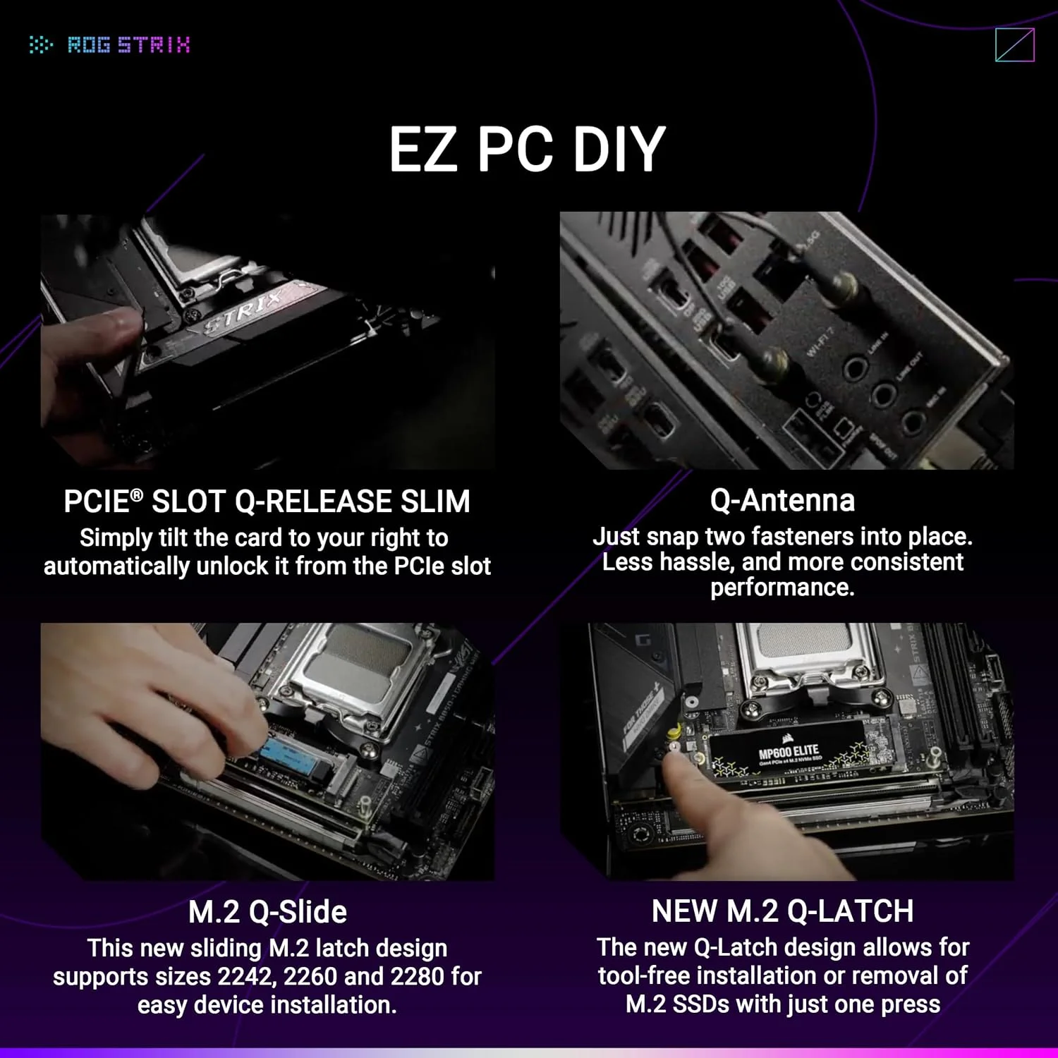 مادربرد ایسوس ROG Strix B850-I Gaming WiFi، AMD Mini-ITX، DDR5، PCIe 5.0، WiFi 7، هوش مصنوعی Advisor، هوش مصنوعی Networking II مادربرد ایسوس ROG Strix B850-I Gaming WiFi، AMD Mini-ITX، DDR5، PCIe 5.0، WiFi 7، هوش مصنوعی Advisor، هوش مصنوعی Networking II