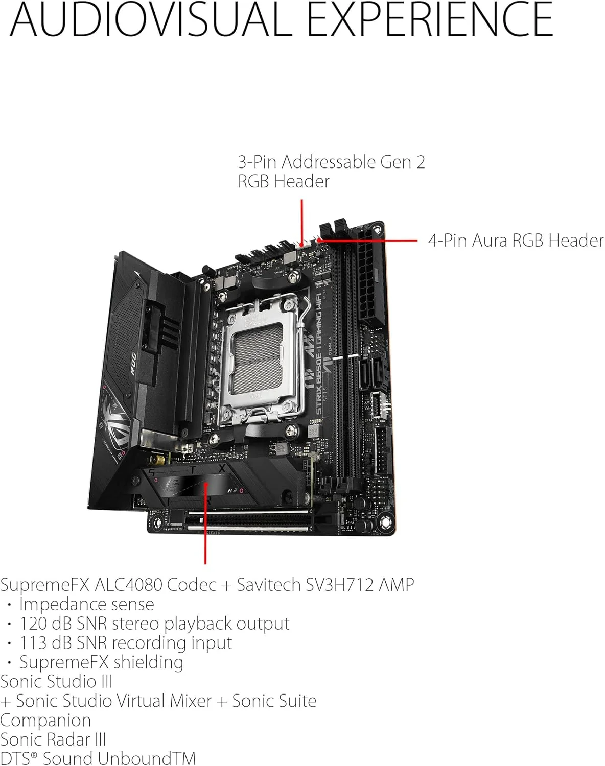 مادربرد ASUS ROG STRIX B650EI GAMING WIFI مادربرد ASUS ROG STRIX B650EI GAMING WIFI