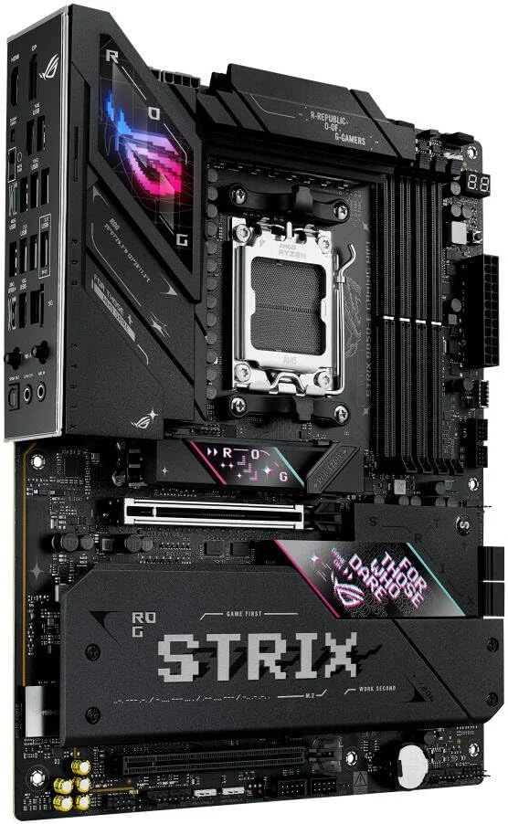 مادربرد گیمینگ ایسوس ROG Strix B850-E WiFi – سوکت AMD AM5، چیپست B850، PCIe 5.0، Wi-Fi 6E مادربرد گیمینگ ایسوس ROG Strix B850-E WiFi – سوکت AMD AM5، چیپست B850، PCIe 5.0، Wi-Fi 6E