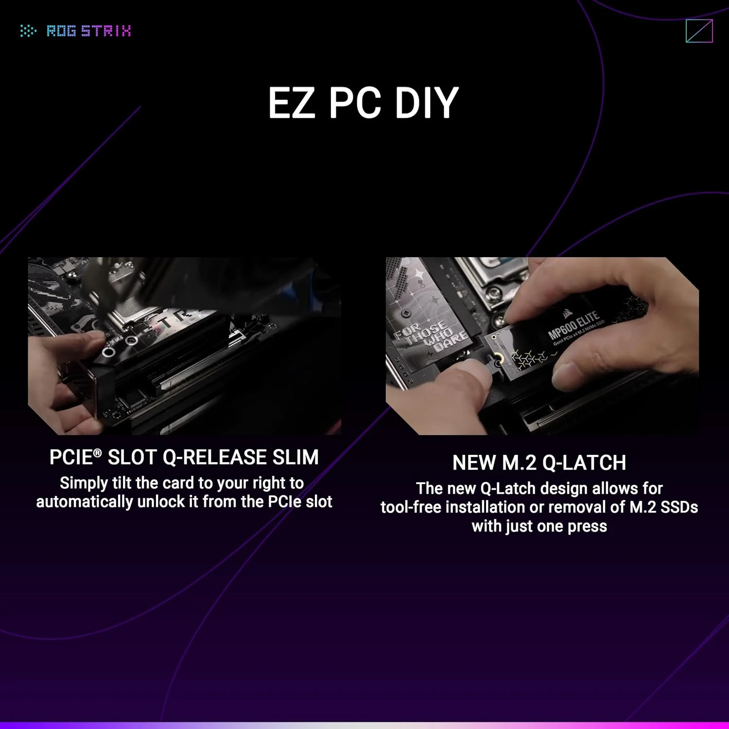 مادربرد ایسوس ROG STRIX X870-I GAMING WIFI AMD AM5 X870 Mini ITX با 10+2+1 فاز قدرت، Dynamic OC Switcher، Core Flex، DDR5 AEMP، WiFi7، 2x M.2، PCIe®5.0، Q-Release Slim، USB4، AI OCing & مادربرد ایسوس ROG STRIX X870-I GAMING WIFI AMD AM5 X870 Mini ITX با 10+2+1 فاز قدرت، Dynamic OC Switcher، Core Flex، DDR5 AEMP، WiFi7، 2x M.2، PCIe®5.0، Q-Release Slim، USB4، AI OCing &