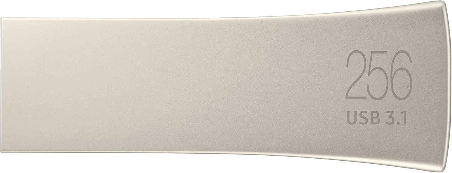 فلش مموری 256 گیگابایتی سامسونگ BAR Plus با سرعت 300 مگابایت بر ثانیه USB 3.1 - نقره ای شامپاینی (MUF-256BE3/AM) فلش مموری 256 گیگابایتی سامسونگ BAR Plus با سرعت 300 مگابایت بر ثانیه USB 3.1 - نقره ای شامپاینی (MUF-256BE3/AM)