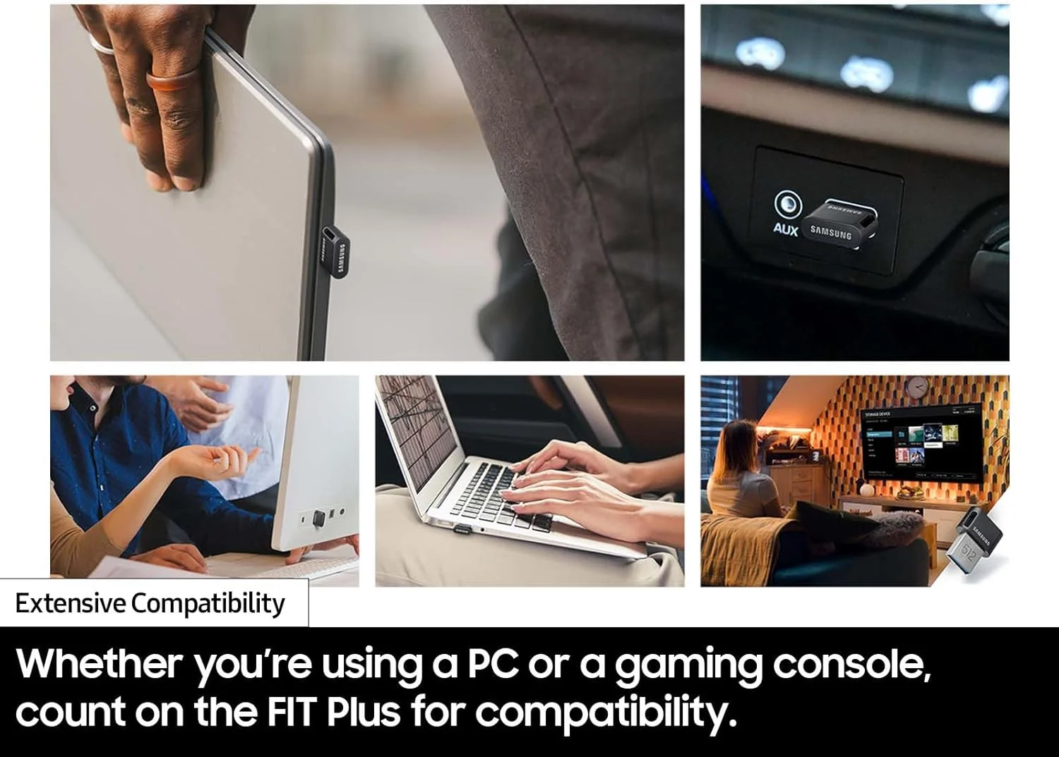 فلش مموری USB 3.2 سامسونگ FIT Plus، ظرفیت 512 گیگابایت، استاندارد USB Type-A، سرعت تا 400 مگابایت بر ثانیه / 110 مگابایت بر ثانیه، حافظه ذخیره سازی قابل حمل، مقاوم و سازگار با USB 2.0، مدل MUF-512AB/AM فلش مموری USB 3.2 سامسونگ FIT Plus، ظرفیت 512 گیگابایت، استاندارد USB Type-A، سرعت تا 400 مگابایت بر ثانیه / 110 مگابایت بر ثانیه، حافظه ذخیره سازی قابل حمل، مقاوم و سازگار با USB 2.0، مدل MUF-512AB/AM