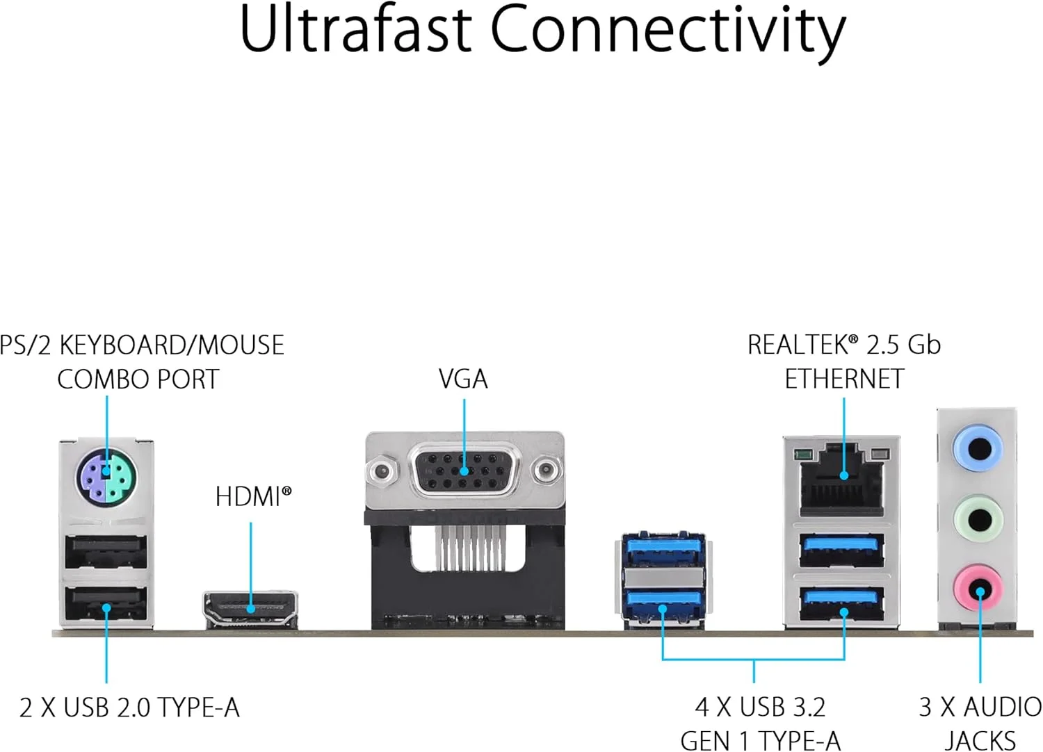 مادربرد ایسوس Prime B760M-K، Intel B760 LGA 1700 mATX با PCIe 4.0، دو اسلات PCIe 4.0 M.2، DDR5، Realtek 2.5Gb Ethernet، VGA، HDMI، SATA 6 Gbps، USB 3.2 Gen 1 جلو، Aura Sync - مشکی مادربرد ایسوس Prime B760M-K، Intel B760 LGA 1700 mATX با PCIe 4.0، دو اسلات PCIe 4.0 M.2، DDR5، Realtek 2.5Gb Ethernet، VGA، HDMI، SATA 6 Gbps، USB 3.2 Gen 1 جلو، Aura Sync - مشکی