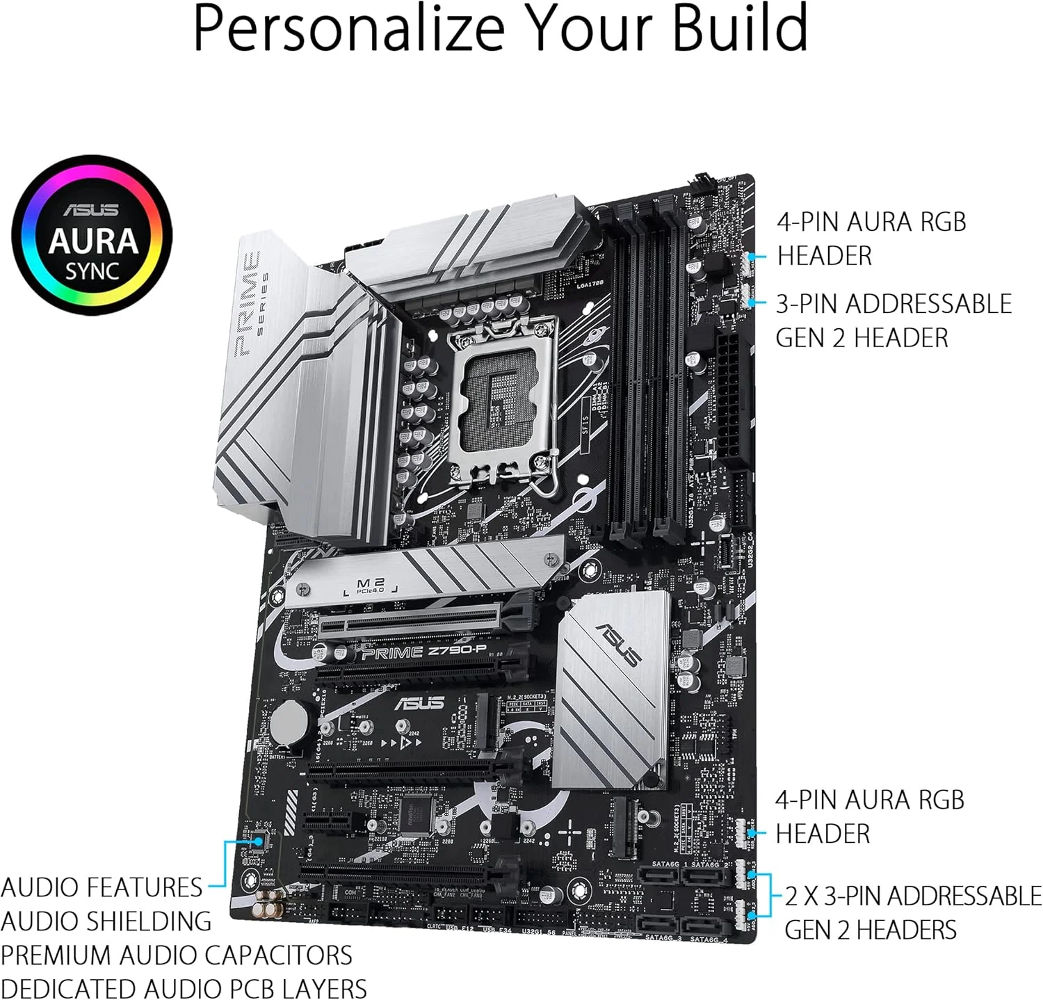 مادربرد ایسوس پرایم Z790-P ATX - سوکت اینتل LGA1700، چیپست Z790، PCIe 5.0، حداکثر حافظه 128 گیگابایت DDR5، 3 اسلات M.2، اترنت Realtek 2.5Gb، Aura Sync، 4x SATA 6Gb/s، HDMI/DP - مشکی مادربرد ایسوس پرایم Z790-P ATX - سوکت اینتل LGA1700، چیپست Z790، PCIe 5.0، حداکثر حافظه 128 گیگابایت DDR5، 3 اسلات M.2، اترنت Realtek 2.5Gb، Aura Sync، 4x SATA 6Gb/s، HDMI/DP - مشکی