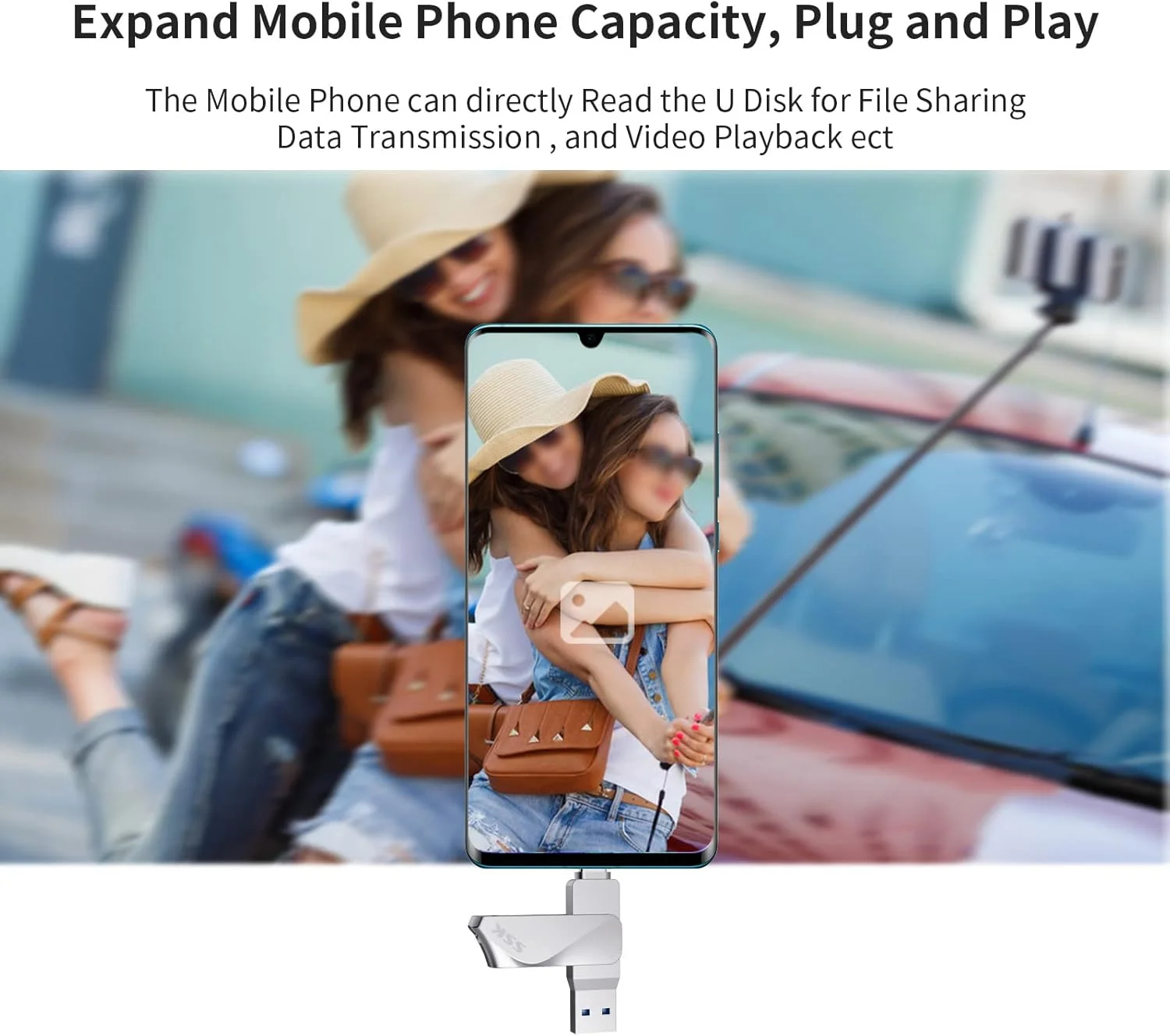 فلش مموری USB C دوگانه SSK با ظرفیت 256 گیگابایت، فلش درایو 2 در 1 OTG Type C + USB A 3.2 Gen 1، سرعت انتقال تا 200 مگابایت بر ثانیه، مناسب برای گوشی های اندروید/تبلت ها/مک/لپ تاپ فلش مموری USB C دوگانه SSK با ظرفیت 256 گیگابایت، فلش درایو 2 در 1 OTG Type C + USB A 3.2 Gen 1، سرعت انتقال تا 200 مگابایت بر ثانیه، مناسب برای گوشی های اندروید/تبلت ها/مک/لپ تاپ