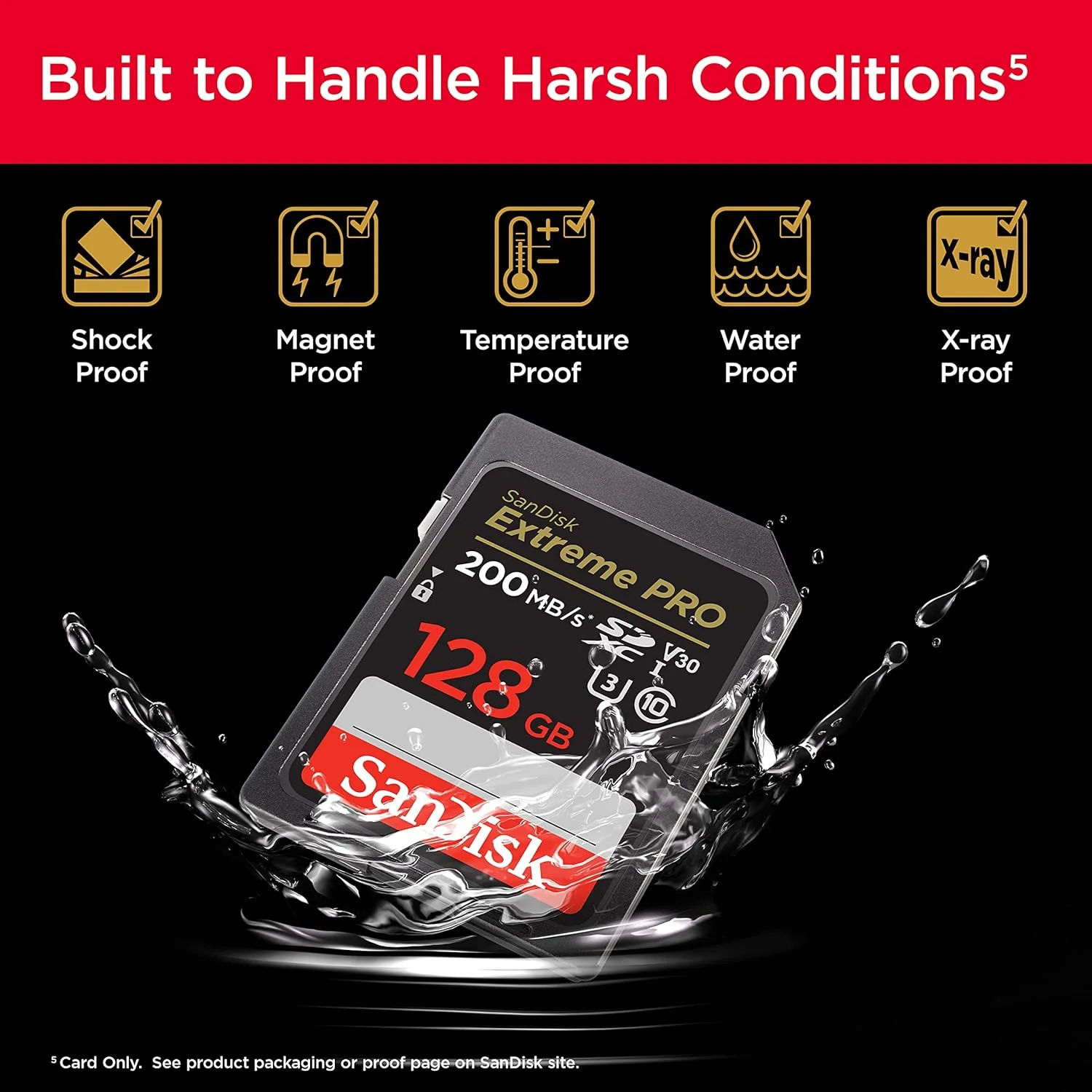 کارت حافظه 128 گیگابایتی SanDisk Extreme PRO SDXC به همراه RescuePRO Deluxe، سرعت تا 200 مگابایت بر ثانیه، UHS I، Class 10، U3، V30 SDSDXXD 128G GN4IN، مشکی کارت حافظه 128 گیگابایتی SanDisk Extreme PRO SDXC به همراه RescuePRO Deluxe، سرعت تا 200 مگابایت بر ثانیه، UHS I، Class 10، U3، V30 SDSDXXD 128G GN4IN، مشکی