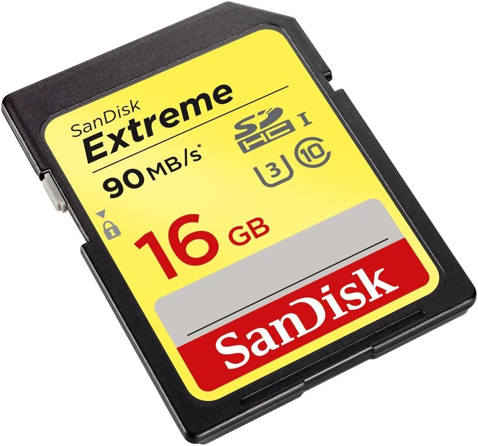 کارت حافظه 16 گیگابایتی SanDisk Extreme SDHC UHS-I Class 10 با سرعت 90 مگابایت بر ثانیه
