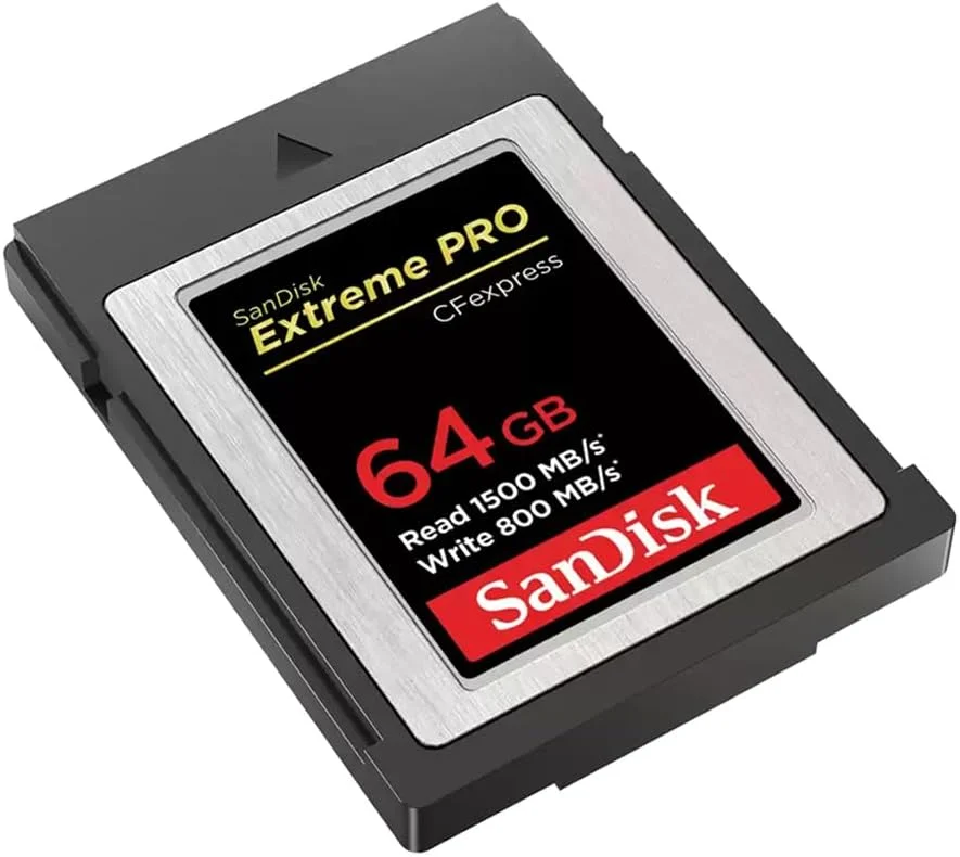 کارت حافظه سن دیسک Extreme PRO 64GB CFexpress Type-B، سرعت خواندن 1500MB/s، سرعت نوشتن 800MB/s کارت حافظه سن دیسک Extreme PRO 64GB CFexpress Type-B، سرعت خواندن 1500MB/s، سرعت نوشتن 800MB/s