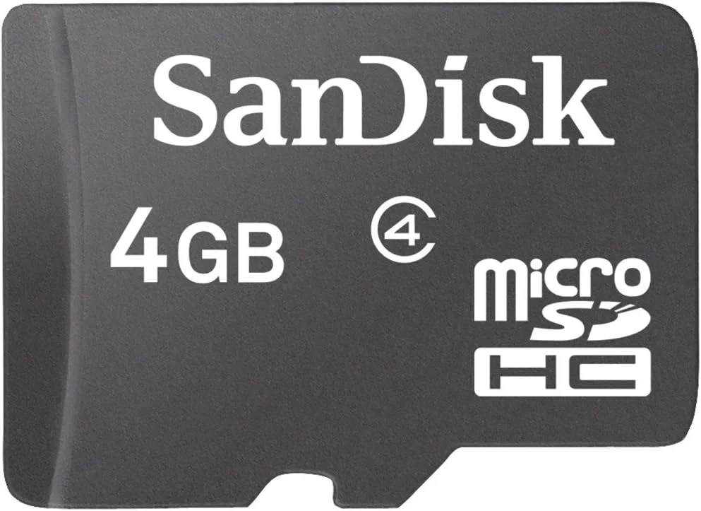 کارت حافظه میکرو اس دی اچ سی 4 گیگابایتی SanDisk SDSDQ-004G-A11M (مشکی)