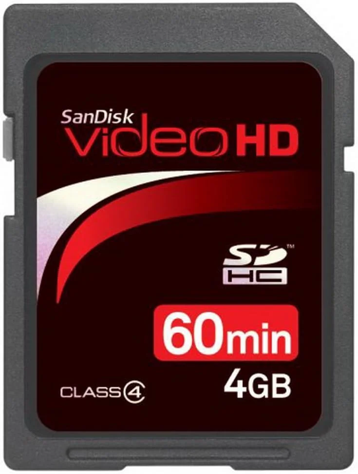 کارت حافظه 4 گیگابایتی Sandisk SDHC HD Video