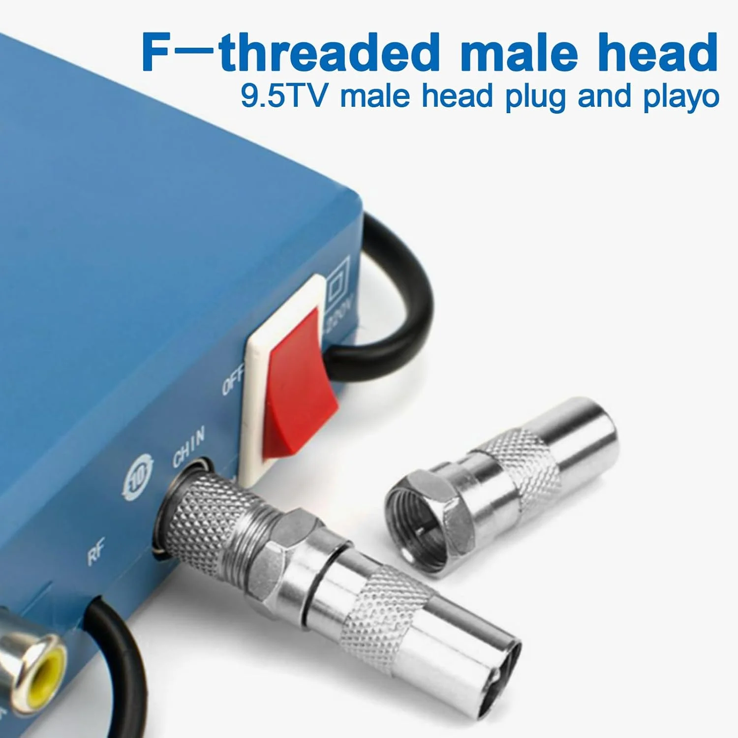 کیت آداپتور 4 عددی نوع F به کواکسیال برای ماهواره، آنتن، کابل های هوایی، سازگار با تلویزیون، روتر، مودم، گیرنده ماهواره، تجهیزات صوتی/تصویری کیت آداپتور 4 عددی نوع F به کواکسیال برای ماهواره، آنتن، کابل های هوایی، سازگار با تلویزیون، روتر، مودم، گیرنده ماهواره، تجهیزات صوتی/تصویری