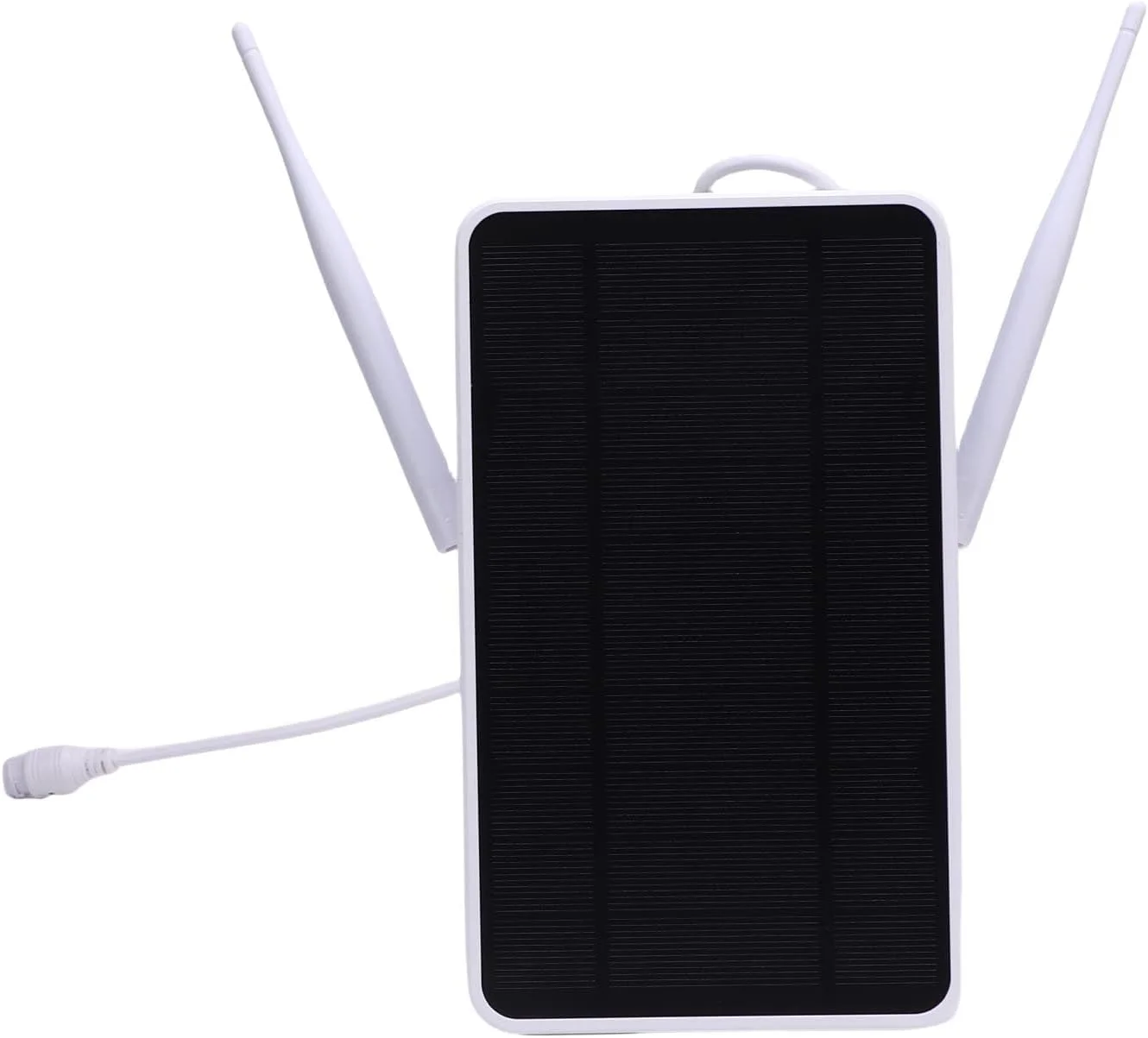 Asixxsix Solar Powered 4G LTE Outdoor Modem Router, IP66 Waterproof Outdoor with SIM Card Slot Support 8 Devices 72Mbps 12000MAh Li Battery for IPC Yacht Yard Farm Ranch Square (US Version)