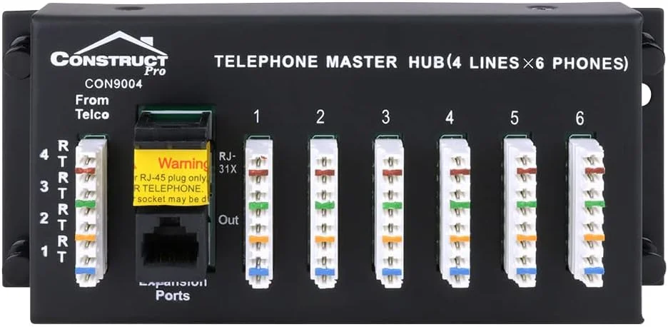 ماژول تلفن 1 در 6 Construct Pro با جک RJ31 ماژول تلفن 1 در 6 Construct Pro با جک RJ31