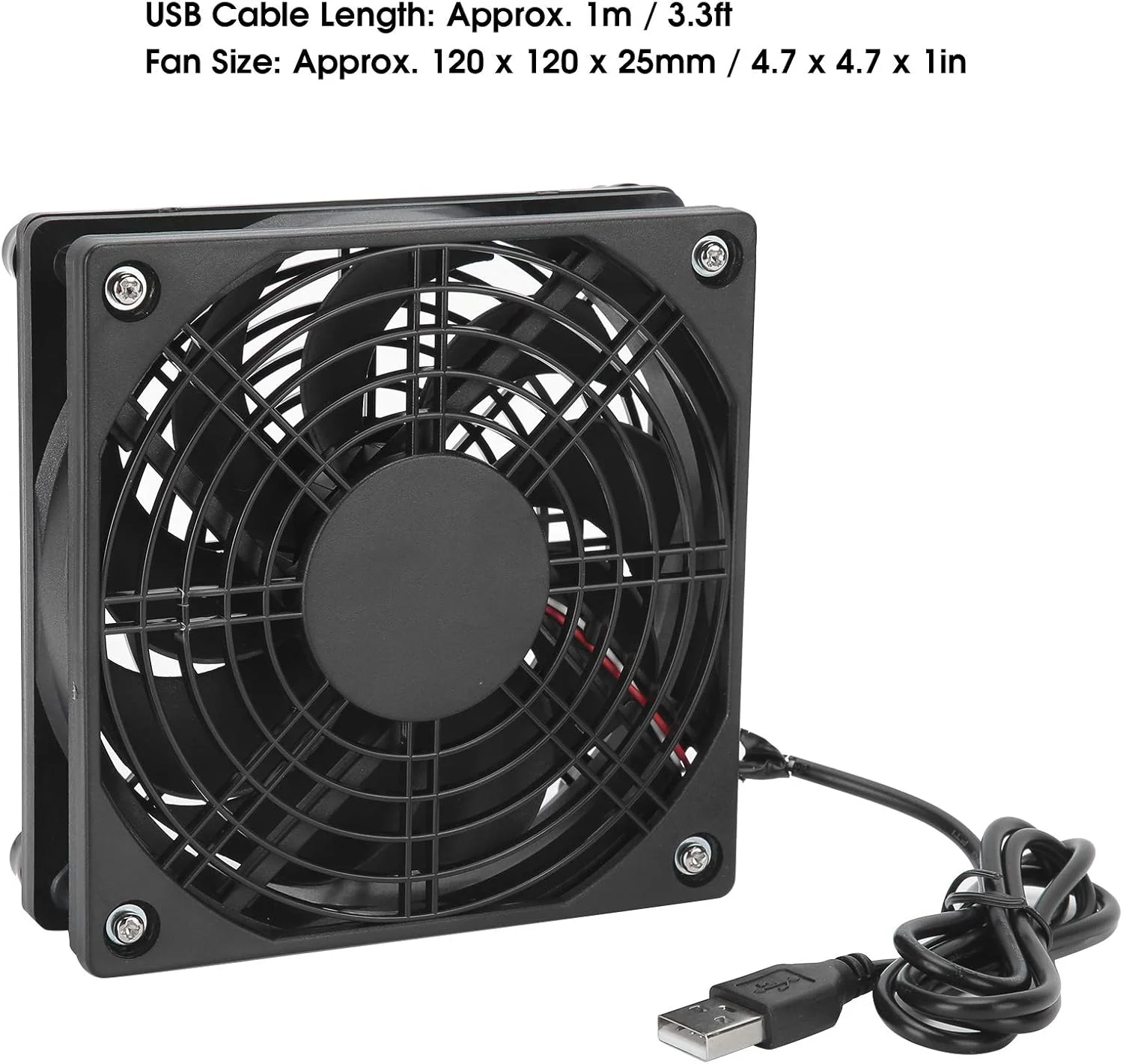 بسته 2 عددی فن خنک کننده USB برای تجهیزات الکترونیکی، فن خنک کننده کم صدا، فن بی صدای USB، رادیاتور جایگزین برای روترها، مودم تلویزیون، فن خنک کننده لپ تاپ 120x120x25 میلی متر. بسته 2 عددی فن خنک کننده USB برای تجهیزات الکترونیکی، فن خنک کننده کم صدا، فن بی صدای USB، رادیاتور جایگزین برای روترها، مودم تلویزیون، فن خنک کننده لپ تاپ 120x120x25 میلی متر.