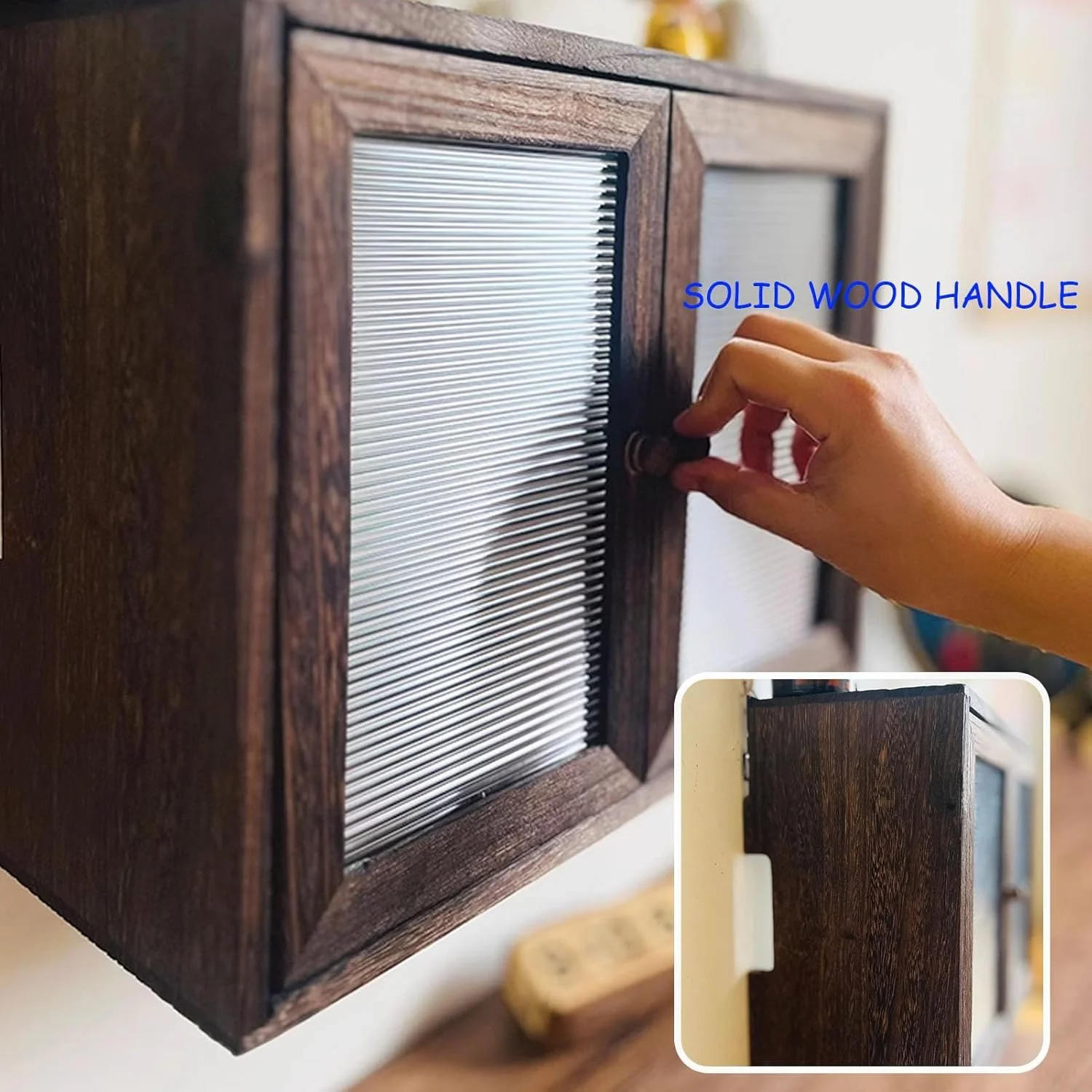 باکس ذخیره سازی روتر وای فای بی سیم HOLGVE، قفسه روتر چوبی دیواری، باکس مخفی روتر وای فای، پوشش رک مودم، کابینت روتر برای دفتر و خانه (سفید، 50x20 سانتی متر) باکس ذخیره سازی روتر وای فای بی سیم HOLGVE، قفسه روتر چوبی دیواری، باکس مخفی روتر وای فای، پوشش رک مودم، کابینت روتر برای دفتر و خانه (سفید، 50x20 سانتی متر)