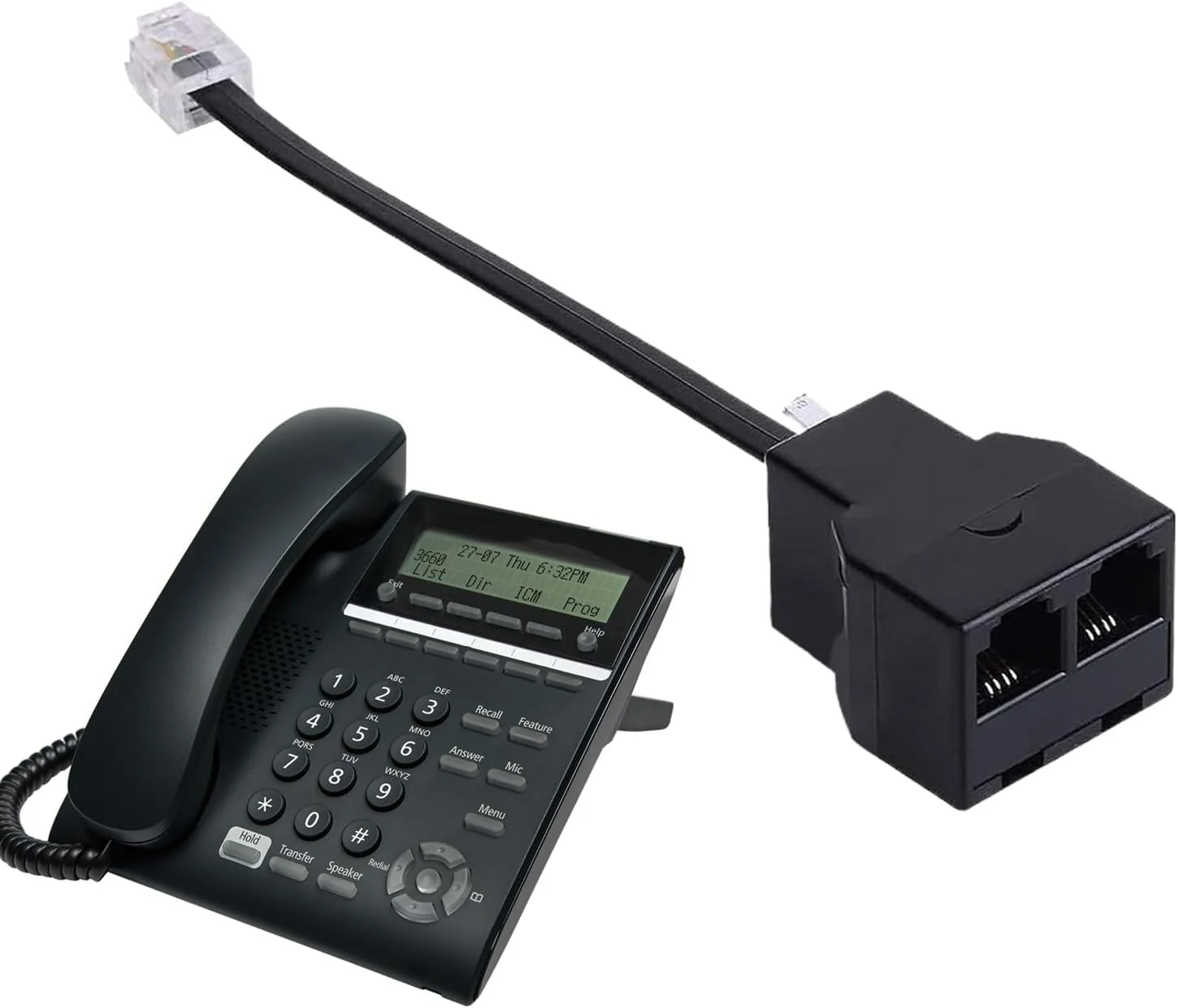 تبدیل کننده سیم تلفن | تبدیل کننده دو طرفه سیم تلفن - تبدیل کننده سیم برای تلفن، فکس، مودم، تجهیزات DSL