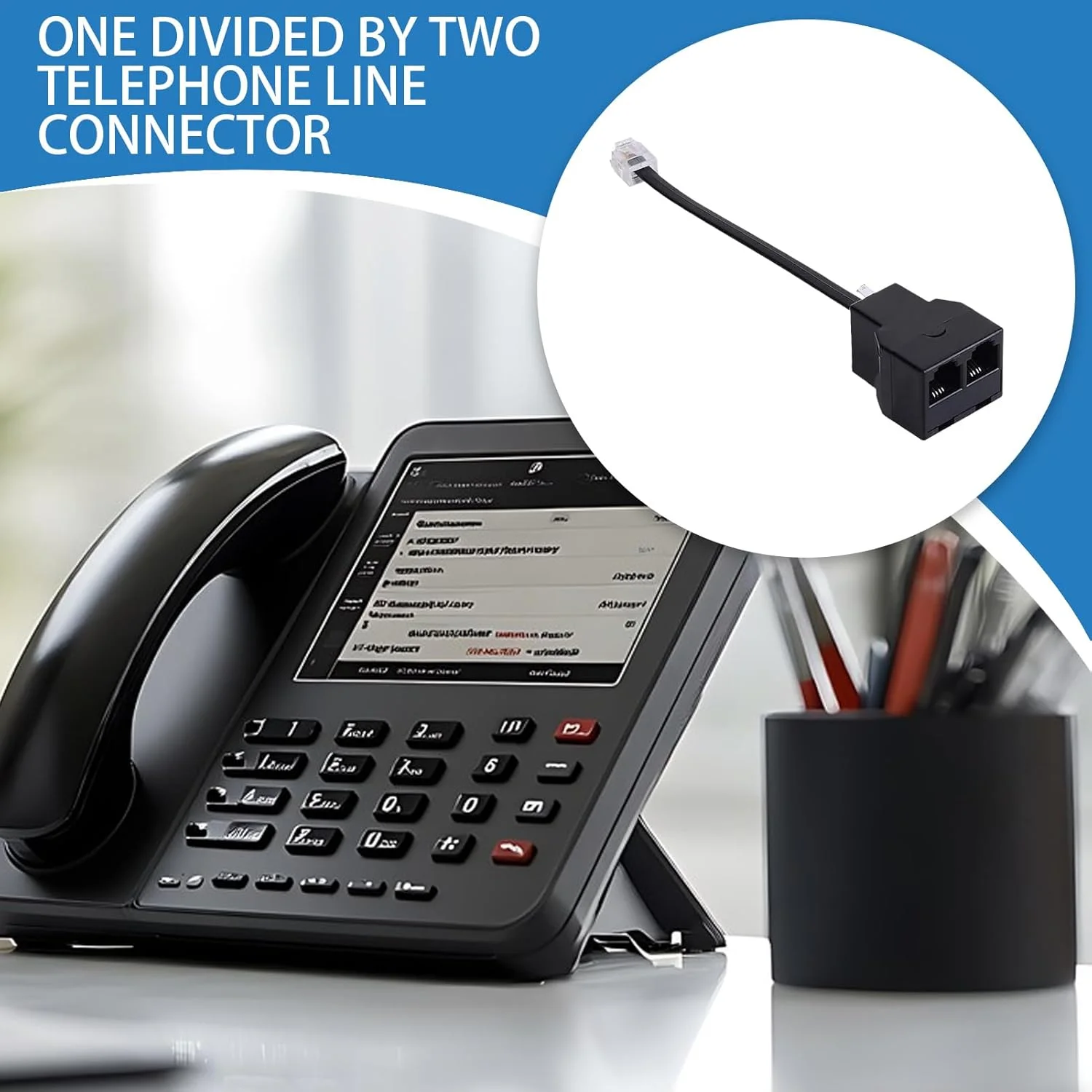 تبدیل کننده سیم تلفن | تبدیل کننده دو طرفه سیم تلفن - تبدیل کننده سیم برای تلفن، فکس، مودم، تجهیزات DSL تبدیل کننده سیم تلفن | تبدیل کننده دو طرفه سیم تلفن - تبدیل کننده سیم برای تلفن، فکس، مودم، تجهیزات DSL