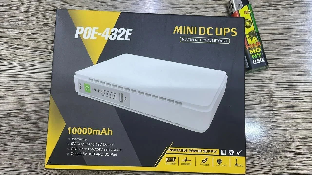 منبع تغذیه پشتیبان باتری مینی DC UPS با ظرفیت 10000mAh برای وای فای، مودم روتر، دوربین مداربسته، با توان خروجی 17 وات، خروجی USB 5V 1A DC 9V/12V/1A POE 15V/24V 0.6A - سفید منبع تغذیه پشتیبان باتری مینی DC UPS با ظرفیت 10000mAh برای وای فای، مودم روتر، دوربین مداربسته، با توان خروجی 17 وات، خروجی USB 5V 1A DC 9V/12V/1A POE 15V/24V 0.6A - سفید