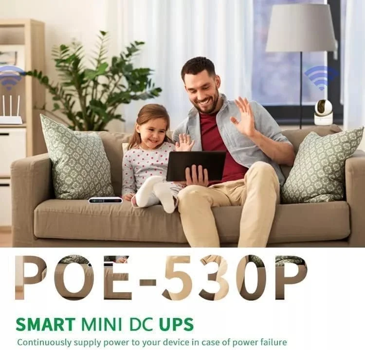منبع تغذیه بدون وقفه DC POE-432P با باتری پشتیبان داخلی 10000mAh برای وای فای، مودم روتر، دوربین مداربسته، با توان خروجی 17W، خروجی USB 5V 1A، خروجی DC 9V/12V/1A، 15V/24V 0.6A - سفید منبع تغذیه بدون وقفه DC POE-432P با باتری پشتیبان داخلی 10000mAh برای وای فای، مودم روتر، دوربین مداربسته، با توان خروجی 17W، خروجی USB 5V 1A، خروجی DC 9V/12V/1A، 15V/24V 0.6A - سفید