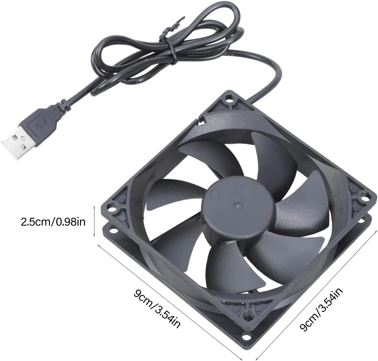 فن خنک کننده الکترونیکی USB با صدای کم برای کامپیوتر، تجهیزات شبکه اداری خانگی، خنک کننده صوتی و تصویری برای لوازم کوچک فن خنک کننده الکترونیکی USB با صدای کم برای کامپیوتر، تجهیزات شبکه اداری خانگی، خنک کننده صوتی و تصویری برای لوازم کوچک