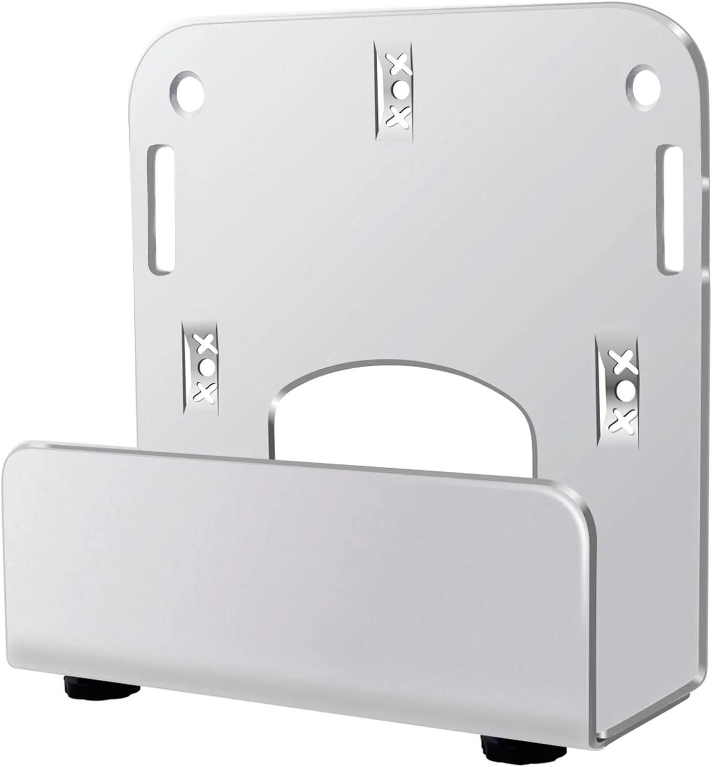 پایه دیواری جعبه کابل Gmailmall، پایه دیواری مودم با قابلیت تنظیم برای دستگاه های کوچک و بزرگ مانند جعبه کابل، پخش کننده DVD، مودم، دستگاه های پخش رسانه.