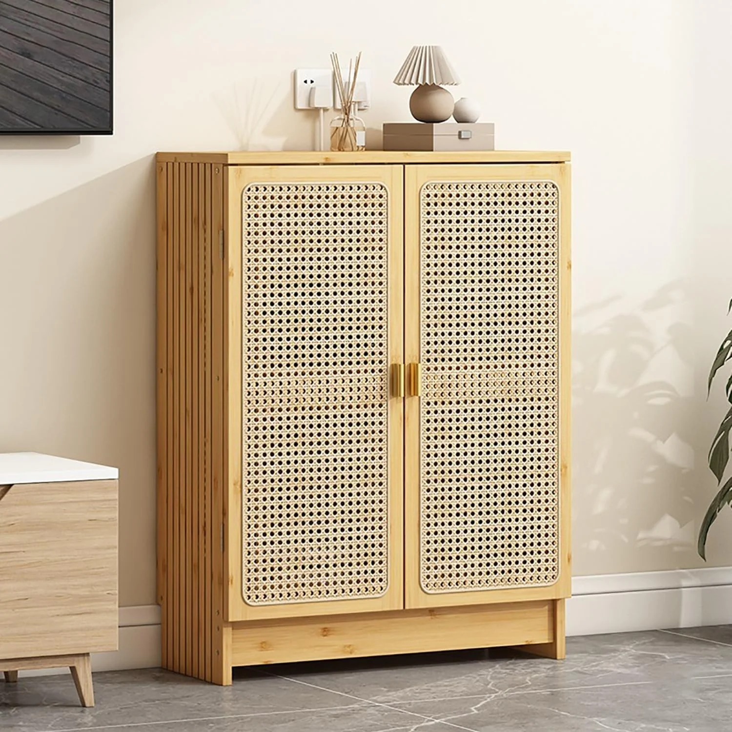 کابینت ایستاده برای روتر وای فای، جعبه نگهداری روتر، مودم کابلی و تجهیزات شبکه - طراحی شیک با تهویه و مدیریت کابل کابینت ایستاده برای روتر وای فای، جعبه نگهداری روتر، مودم کابلی و تجهیزات شبکه - طراحی شیک با تهویه و مدیریت کابل