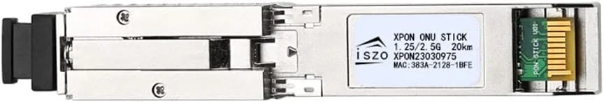 آداپتور فیبر نوری 1.25G/2.5G XPON/GPON/EPON ONU، SFP Stick ONU، پشتیبانی از تغییر MAC SN LOID، پورت SFP، برای سوئیچ شبکه/روتر/مبدل رسانه