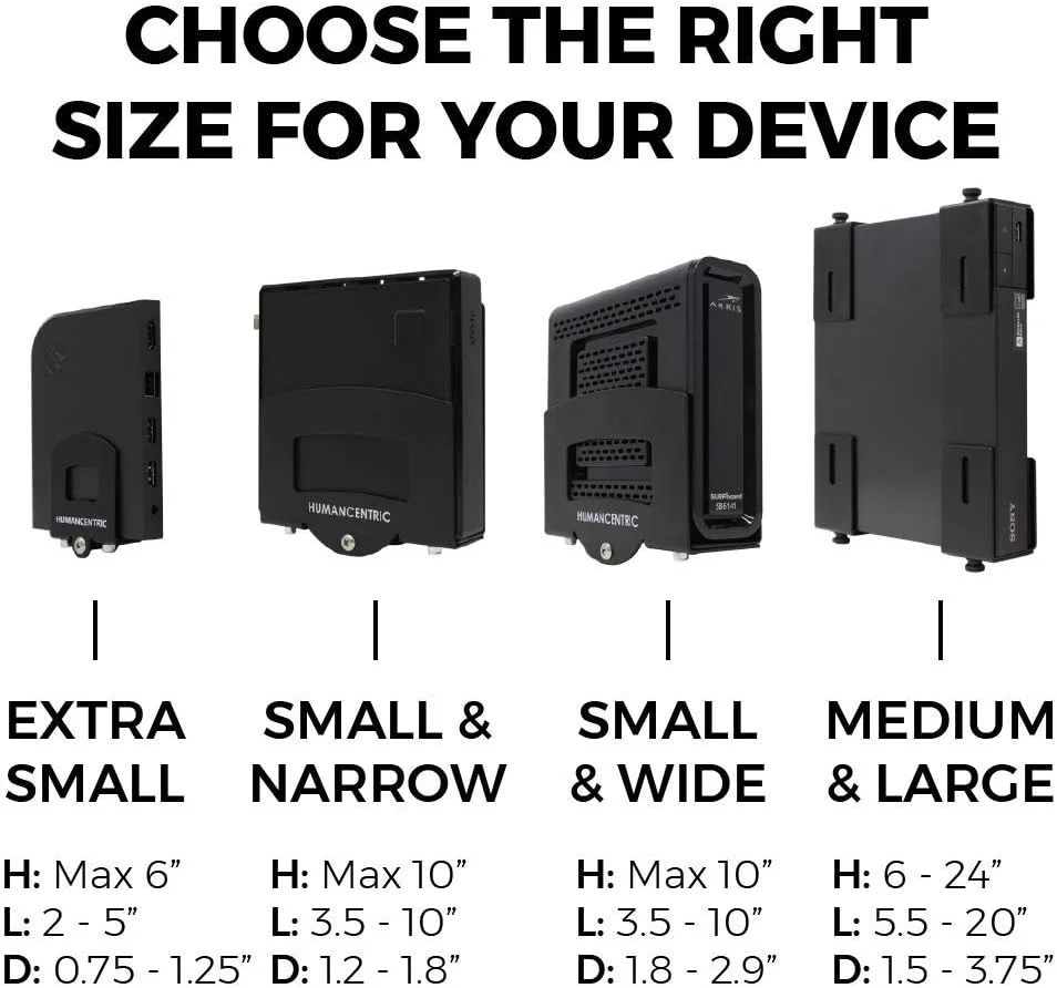 پایه دیواری قابل تنظیم برای دستگاه‌ها، براکت جعبه کابل و مودم، آداپتور دیواری قابل تنظیم برای دستگاه‌های کوچک و پهن یا باریک مانند جعبه کابل، مودم، پخش‌کننده‌های DVD روی دیوار پشت تلویزیون