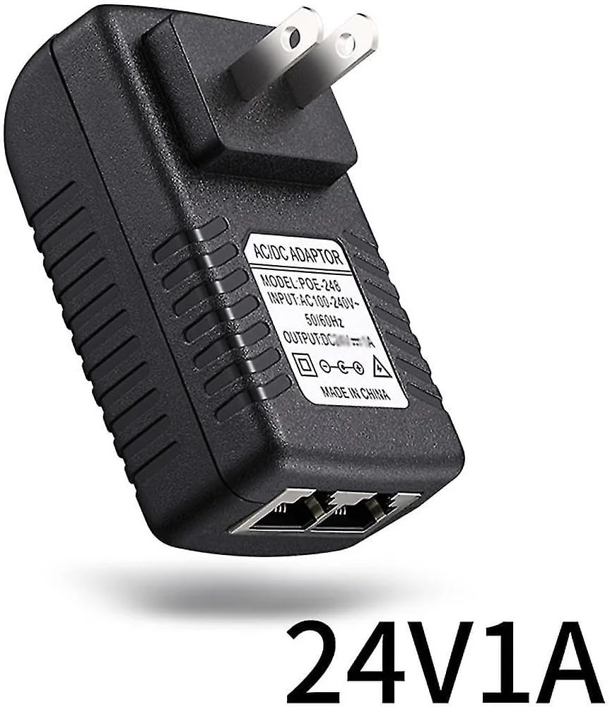 آداپتور PoE برای دوربین مداربسته، تجهیزات منبع تغذیه فعال برای دستگاه های PoE و غیر PoE، کابل اترنت، دستگاه های شبکه IEEE802.3af، نقاط دسترسی، روترها، مودم ها، سوئیچ ها، کامپیوترهای تعبیه شده، دوشاخه EU