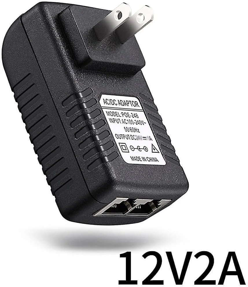 آداپتور PoE برای دوربین مداربسته، تجهیزات منبع تغذیه فعال برای دستگاه های PoE و غیر PoE، کابل اترنت، دستگاه های شبکه IEEE802.3af، نقاط دسترسی، روترها، مودم ها، سوئیچ ها، کامپیوترهای تعبیه شده، دوشاخه EU