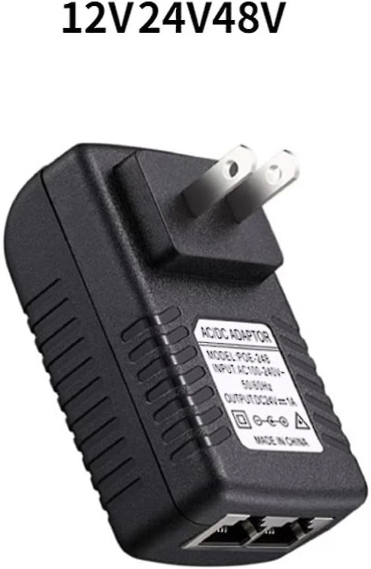 آداپتور PoE برای دوربین مداربسته، تجهیزات منبع تغذیه فعال برای دستگاه های PoE و غیر PoE، کابل اترنت، دستگاه های شبکه IEEE802.3af، نقاط دسترسی، روترها، مودم ها، سوئیچ ها، کامپیوترهای تعبیه شده، دوشاخه EU