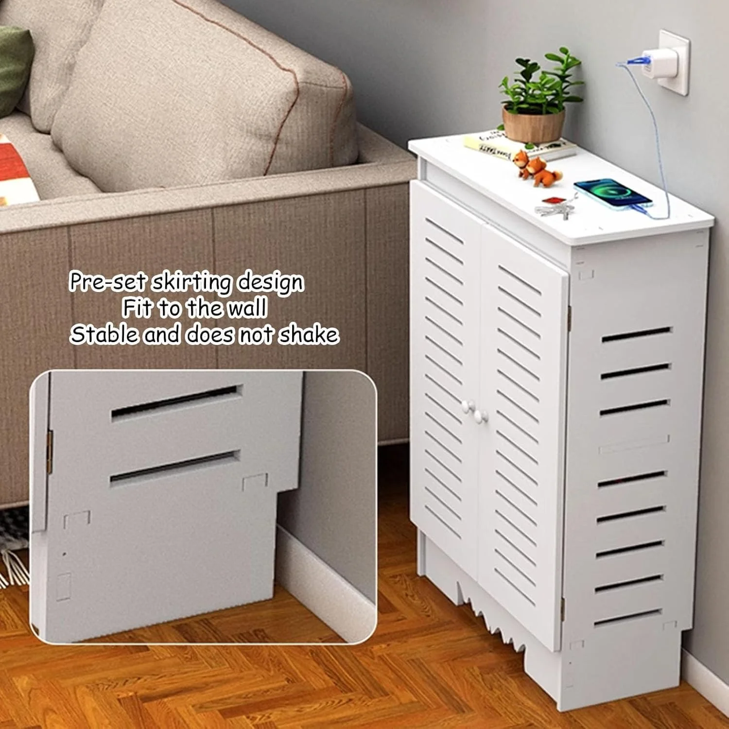 کابینت ذخیره سازی روتر وای فای، جعبه ذخیره سازی روتر ایستاده، سازمان دهنده مخفی کننده سیم و کابل، قفسه مودم روتر (90 * 80 * 30 سانتی متر) کابینت ذخیره سازی روتر وای فای، جعبه ذخیره سازی روتر ایستاده، سازمان دهنده مخفی کننده سیم و کابل، قفسه مودم روتر (90 * 80 * 30 سانتی متر)