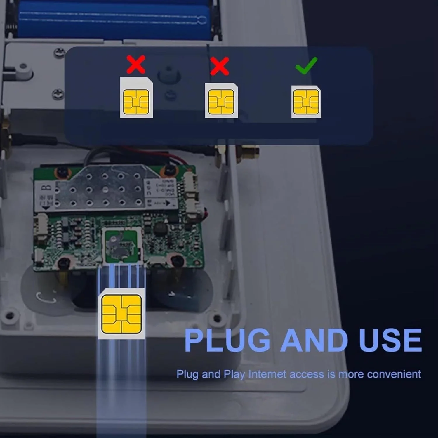 مودم روتر 4G LTE خورشیدی 6 واتی Jiawu، توسعه دهنده وای فای خورشیدی در فضای باز با اسلات سیم کارت، ضد آب IP66، استقامت طولانی مدت 24/7، باتری 12000MAh (نسخه EU) مودم روتر 4G LTE خورشیدی 6 واتی Jiawu، توسعه دهنده وای فای خورشیدی در فضای باز با اسلات سیم کارت، ضد آب IP66، استقامت طولانی مدت 24/7، باتری 12000MAh (نسخه EU)