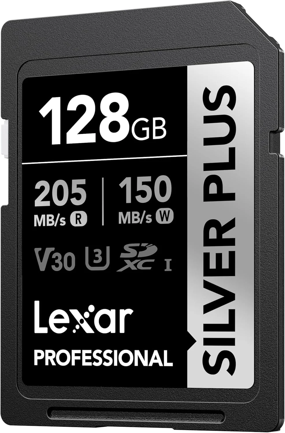 کارت حافظه لکسار Professional 128GB SILVER PLUS UHS-I C10 U3 V30 SDXC با سرعت خواندن 205MB/s و نوشتن 150MB/s کارت حافظه لکسار Professional 128GB SILVER PLUS UHS-I C10 U3 V30 SDXC با سرعت خواندن 205MB/s و نوشتن 150MB/s