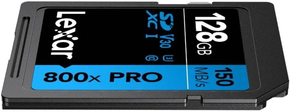 کارت حافظه 128 گیگابایتی Lexar High-Performance 800x PRO UHS-I C10 V30 U3 SDXC با سرعت خواندن تا 150 مگابایت بر ثانیه و سرعت نوشتن 45 مگابایت بر ثانیه کارت حافظه 128 گیگابایتی Lexar High-Performance 800x PRO UHS-I C10 V30 U3 SDXC با سرعت خواندن تا 150 مگابایت بر ثانیه و سرعت نوشتن 45 مگابایت بر ثانیه