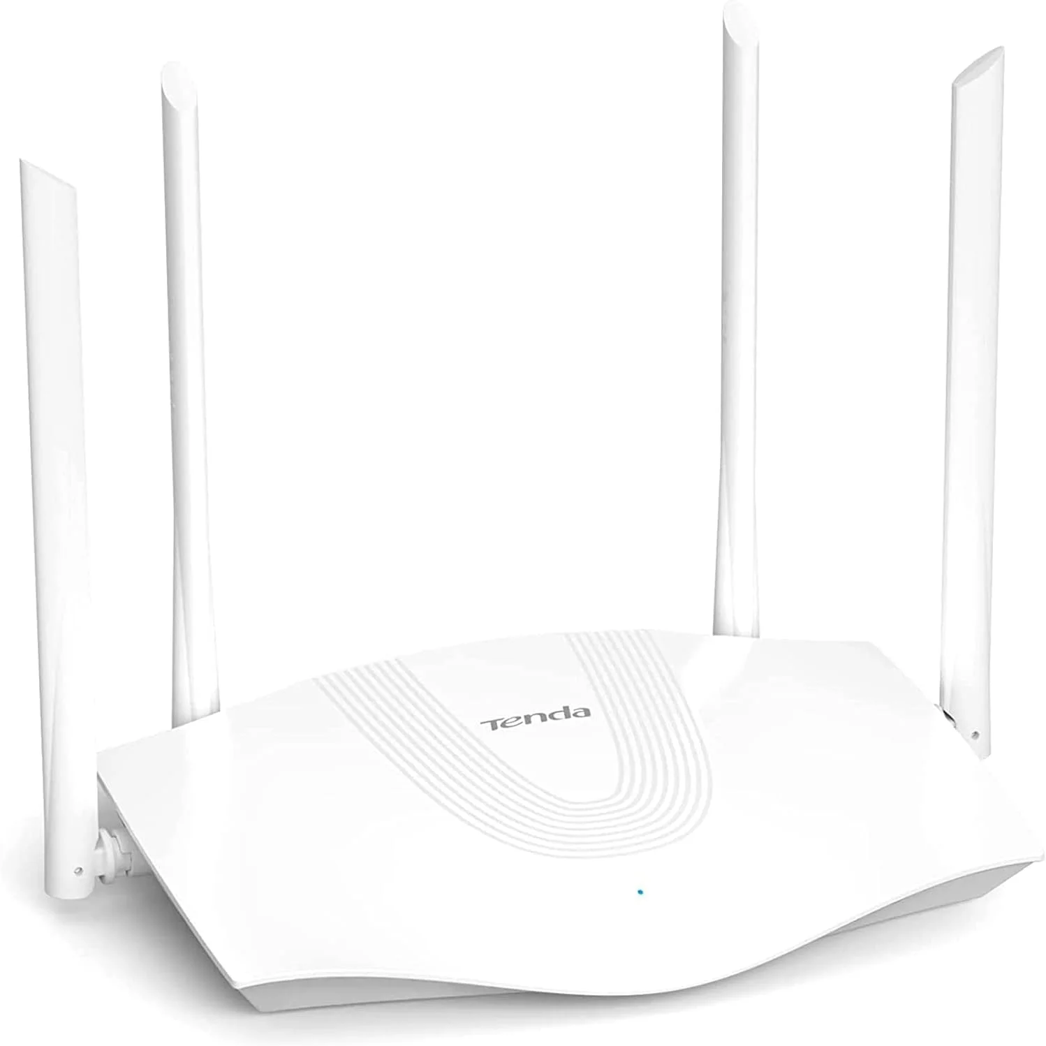 روتر وای فای 6 تندا RX3 AX1800 مگابیت بر ثانیه، روتر بی سیم گیگابیتی دو بانده، فناوری OFDMA+MU-MIMO، پردازنده چهار هسته ای، 3 پورت LAN گیگابیتی، VPN/WPA3/IPV6، ایده آل برای بازی