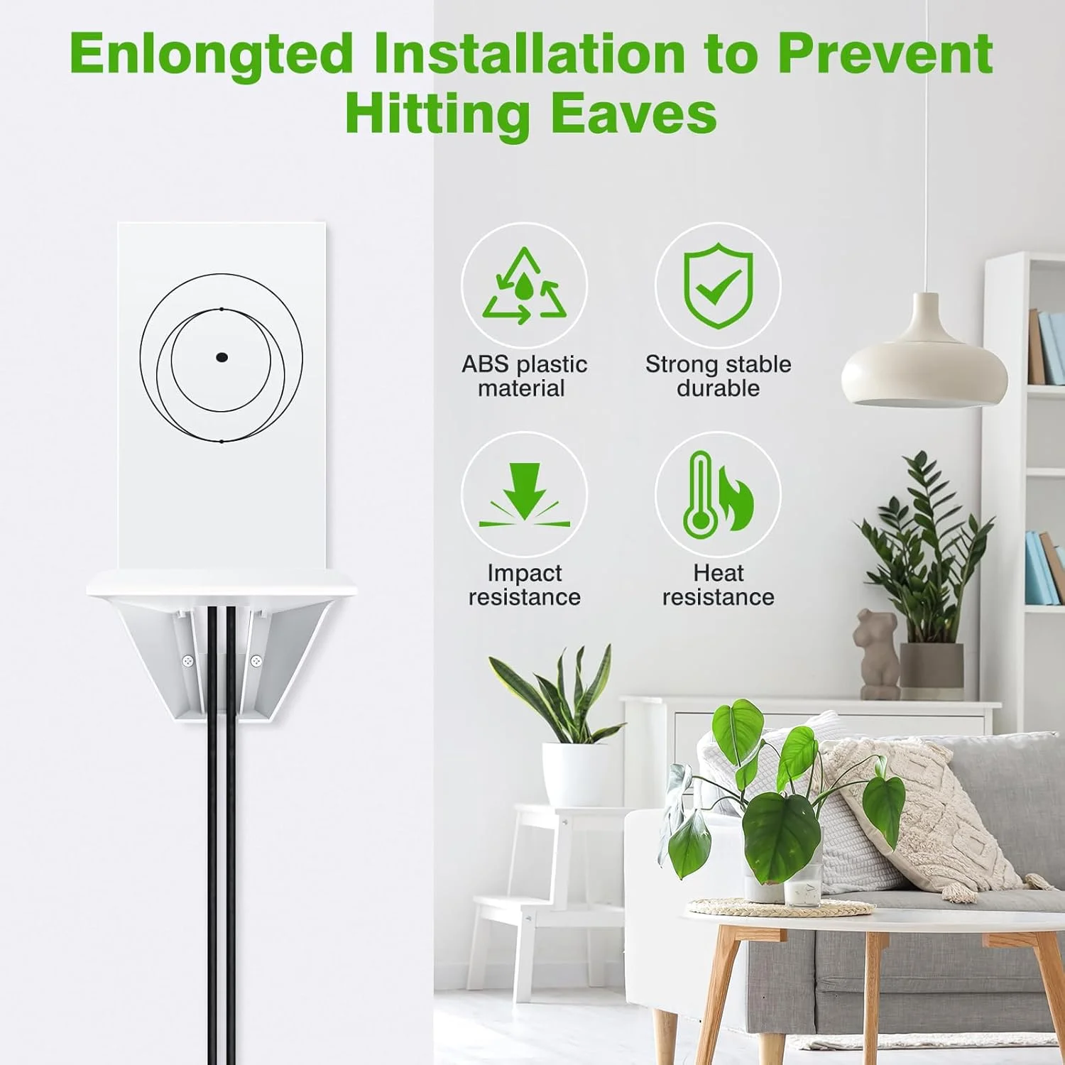 پایه دیواری روتر استارلینک نالاکال، براکت ماهواره ای کیت اینترنت سازگار با مش V2، محافظت و پایداری ABS همراه با کیت نصب پیچ پایه دیواری روتر استارلینک نالاکال، براکت ماهواره ای کیت اینترنت سازگار با مش V2، محافظت و پایداری ABS همراه با کیت نصب پیچ