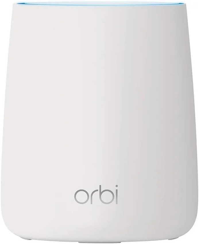 سیستم وای‌فای مش خانگی NETGEAR RBK23 Orbi (روتر و شبکه ماهواره‌ای)، سه بانده AC2200 (2.2 گیگابیت در ثانیه) - دارای قابلیت کنترل والدین و سازگار با الکسا مدل RBK23-100UKS