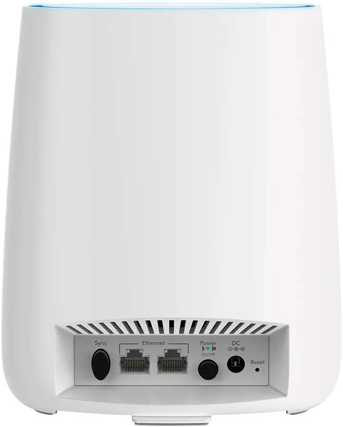 سیستم وای‌فای مش خانگی NETGEAR RBK23 Orbi (روتر و شبکه ماهواره‌ای)، سه بانده AC2200 (2.2 گیگابیت در ثانیه) - دارای قابلیت کنترل والدین و سازگار با الکسا مدل RBK23-100UKS