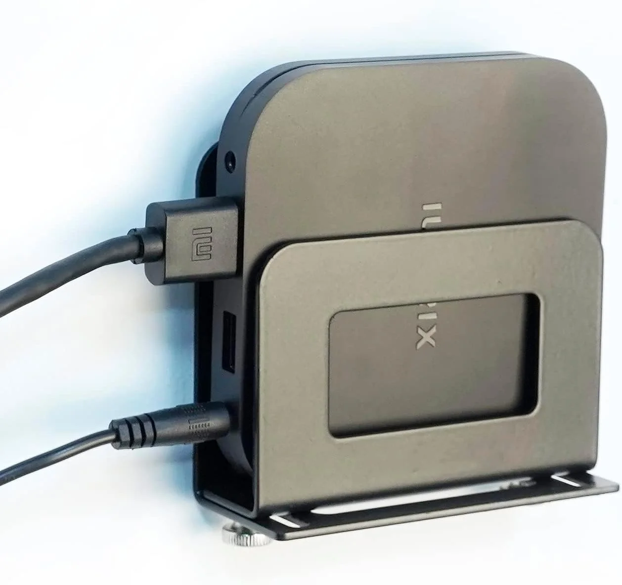 نگهدارنده دیواری جعبه کابل و روتر TERRIFI - قابل تنظیم برای دستگاه های باریک و پهن، سازگار با Apple TV، Roku، مودم و غیره