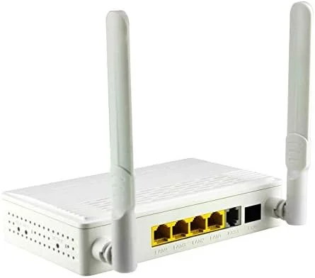 مودم فیبر نوری TISTIK، 4 پورت EPON ONU، تجهیزات فیبر نوری Cat، 1G3F+WI-FI+POTS Voice، عملکرد حرارتی قوی، روتر فیبر نوری