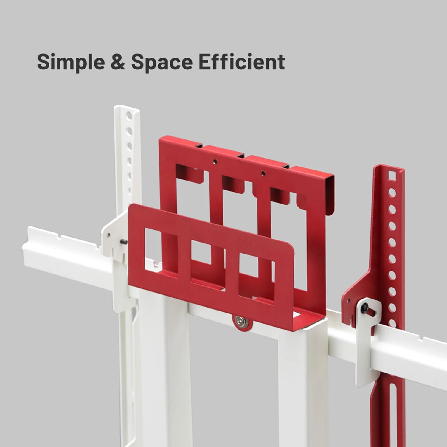 نگهدارنده هارد دیسک، دستگاه پخش جریانی، روتر، مودم برای تمام مدل های پایه تلویزیون دیواری