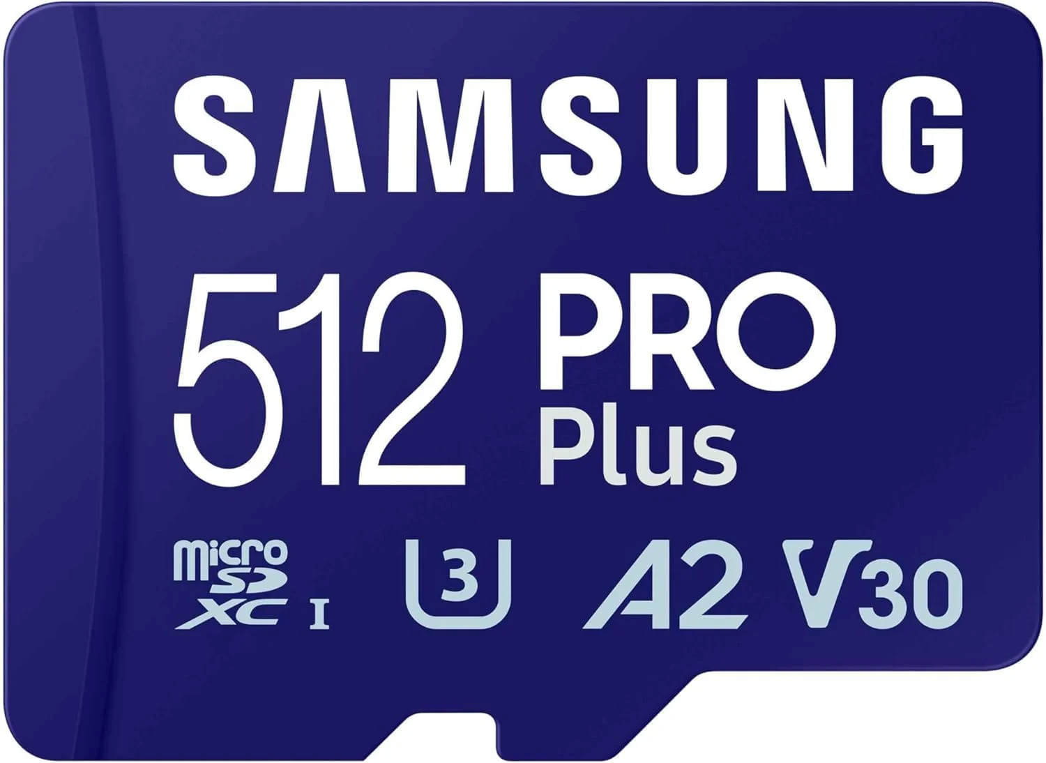 کارت حافظه MicroSD سامسونگ PRO Plus با ظرفیت 512 گیگابایت به همراه آداپتور SD مناسب برای بازی های موبایلی در تلفن های هوشمند، تبلت ها و کنسول های بازی دستی، UHS-I U3، Full HD & 4K UHD، سرعت خواندن 180 مگابایت بر ثانیه، سرعت نوشتن 130 مگابایت بر ثانیه، MB-MD256SA/EU